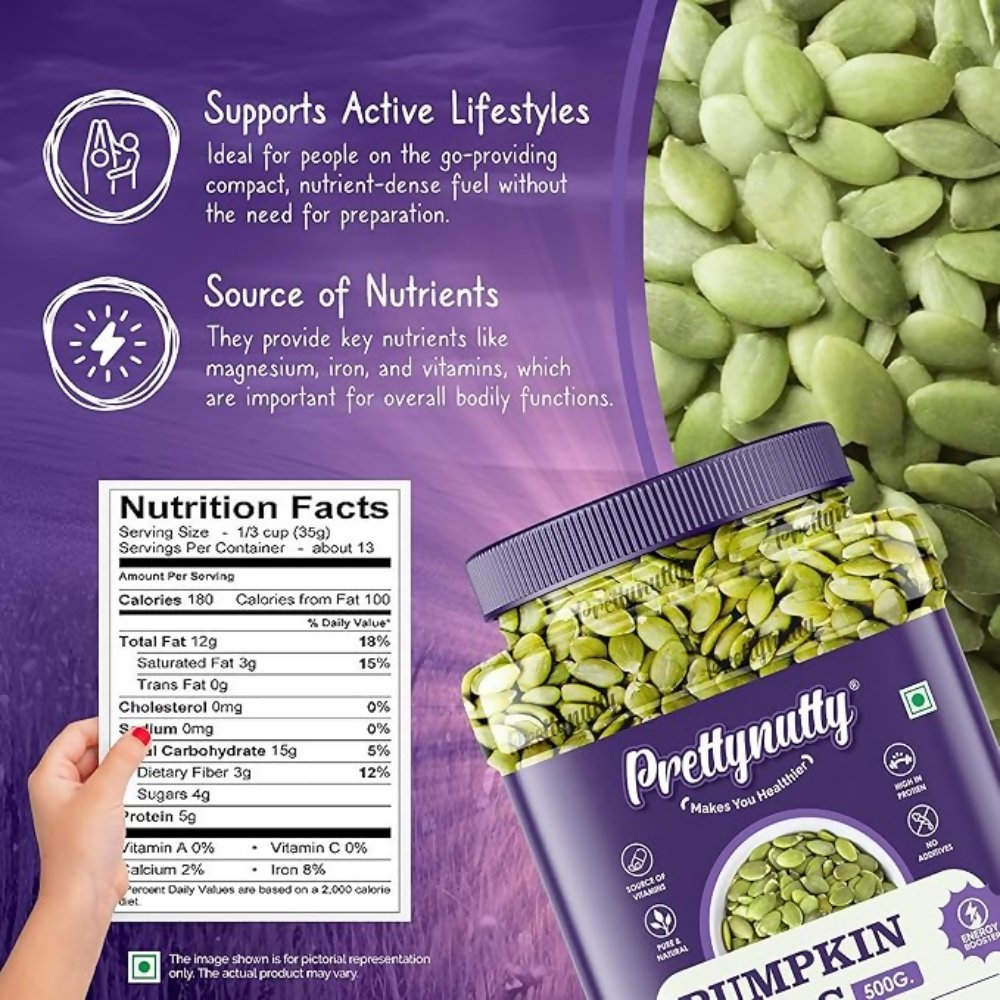 Pretty Nutty Raw Pumpkin Seeds