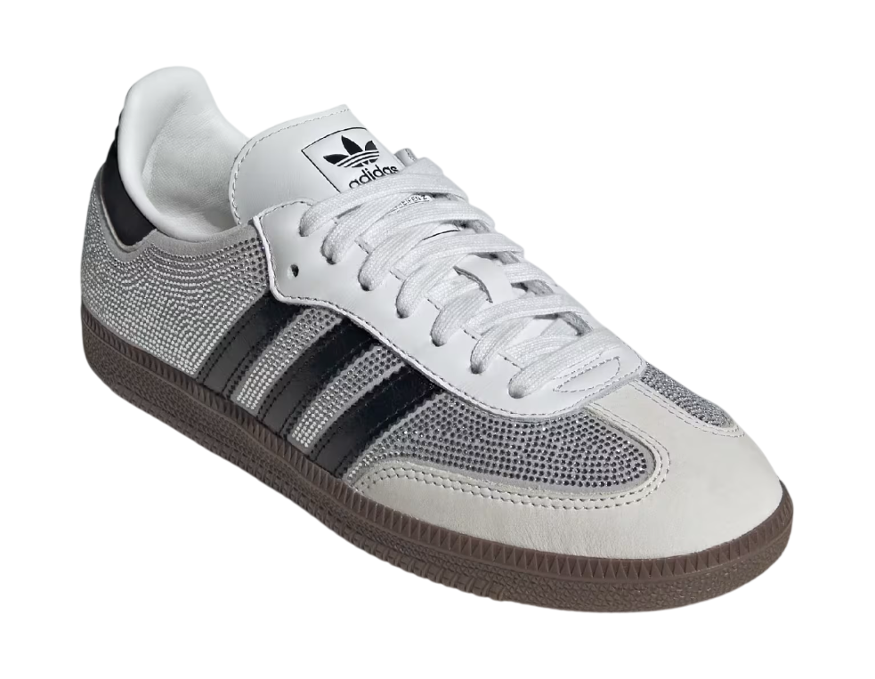 Adidas Samba OG Rhinestone Crystal White Silver (Women's)