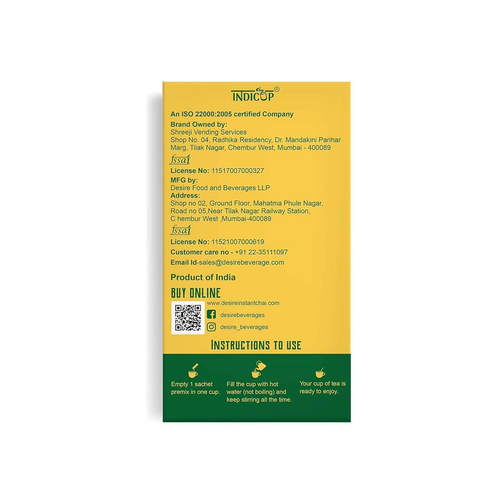 Indicup Lemongrass Ginger Tea Instant Premix