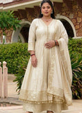 Vegaa Fashion Ceam Gota Cotton Silk Palazzo Suit