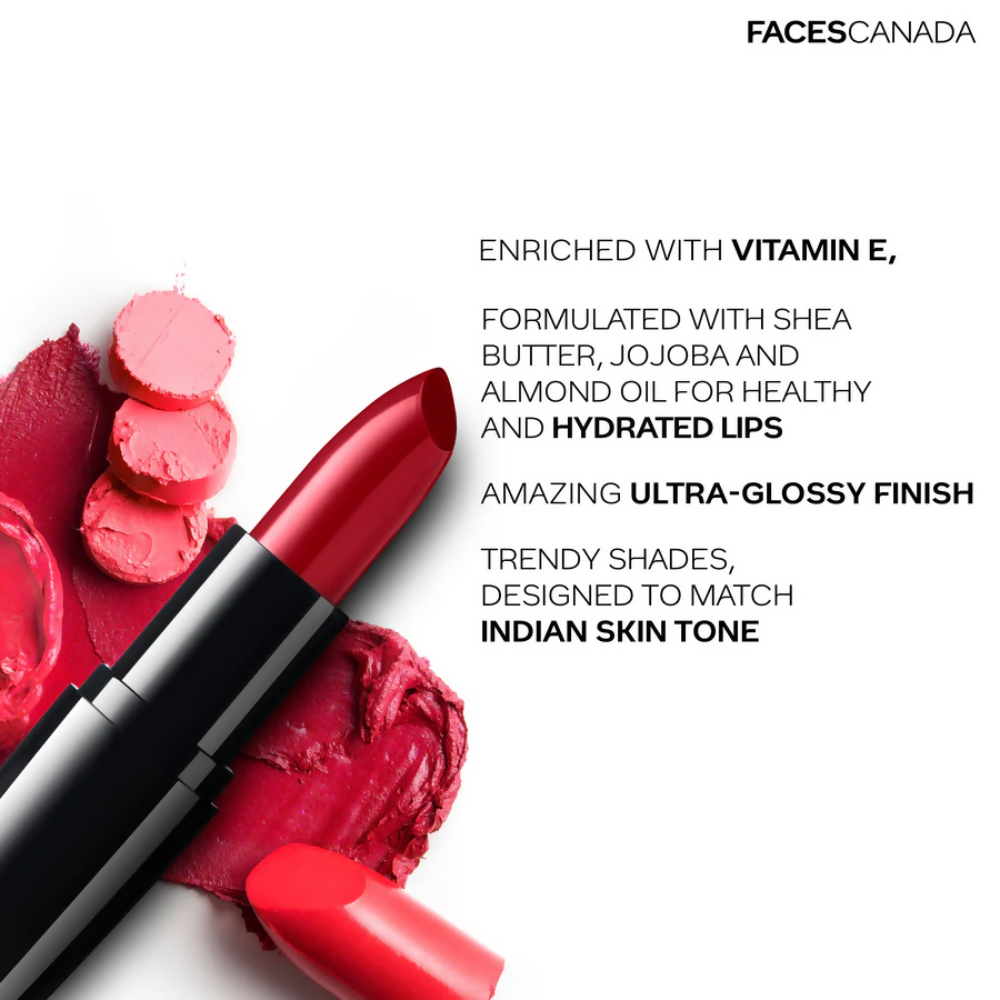 Faces Canada Creme Finish Lipstick - Plum Peach 06