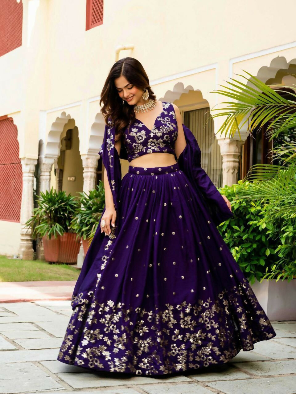 Lehenga Mart Designer Indian Wedding Lehenga Choli-Blue