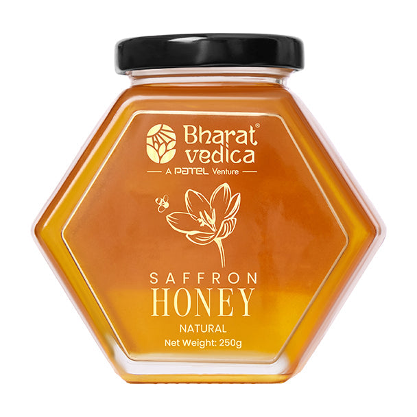 Bharat Vedica Saffron Honey - Kesar Honey / Kesar Shehad