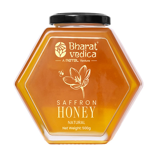 Bharat Vedica Saffron Honey - Kesar Honey / Kesar Shehad
