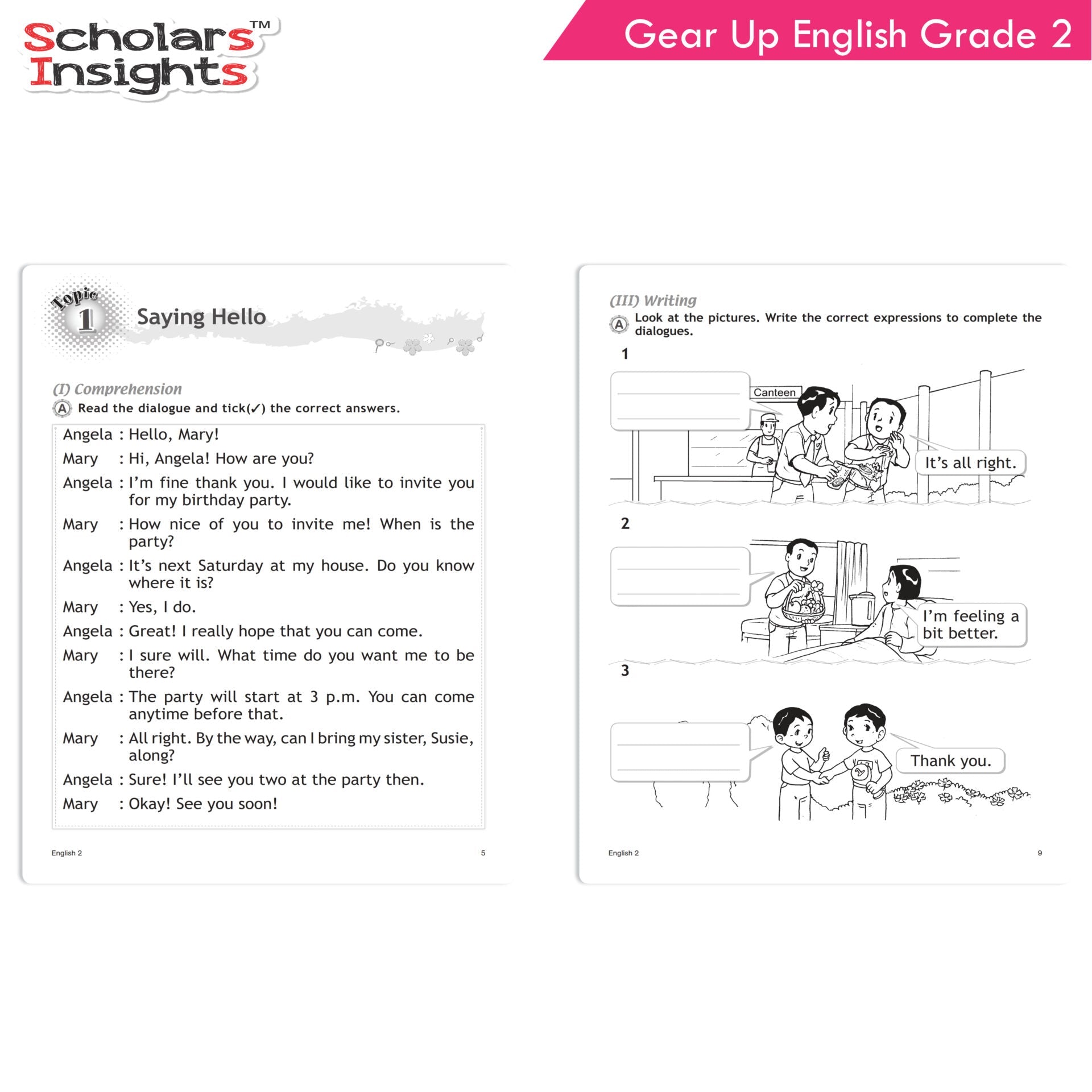 Scholars Insights Gear Up English Grade 2