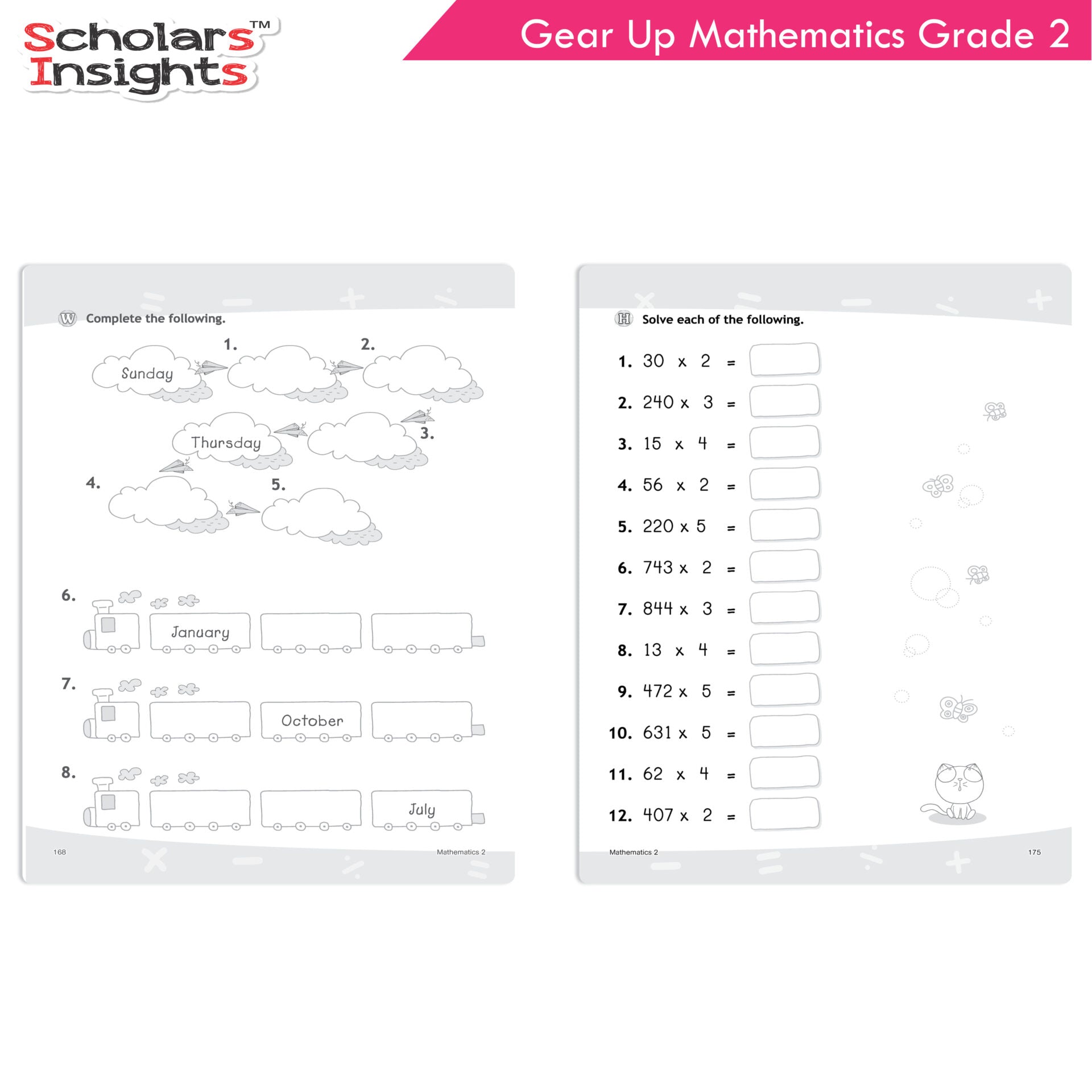 Scholars Insights Gear Up Maths Grade 2