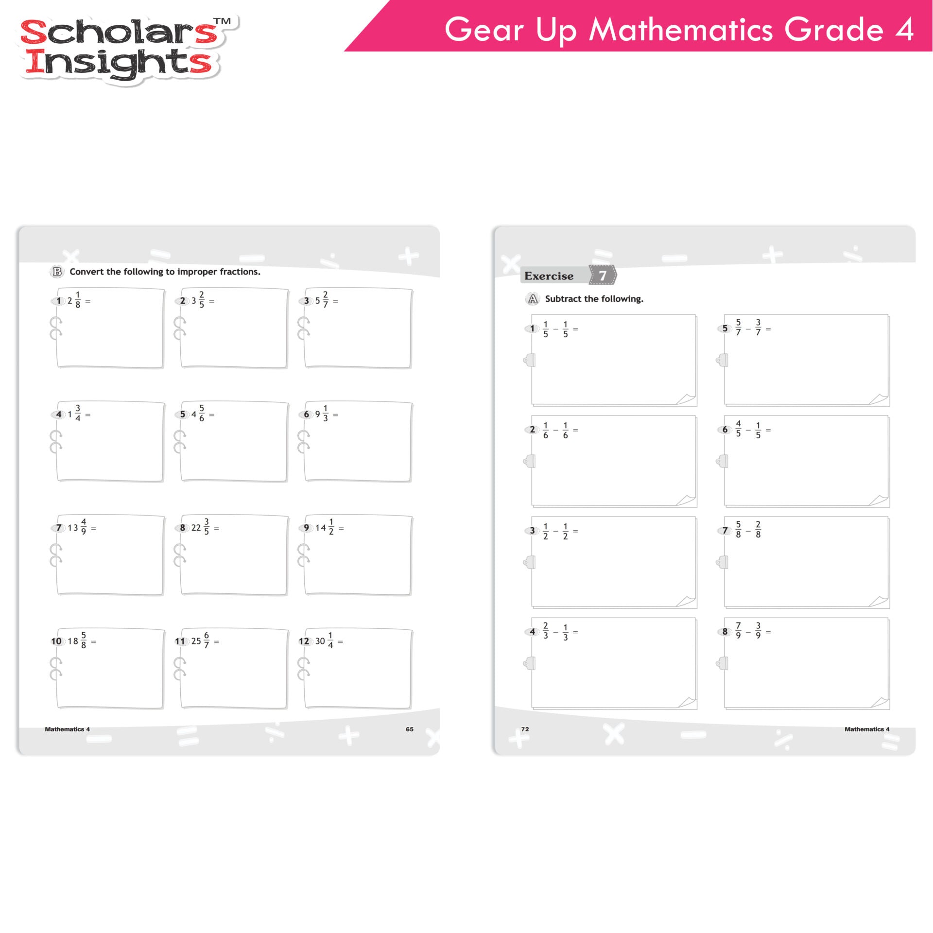 Scholars Insights Gear Up Maths Grade 4