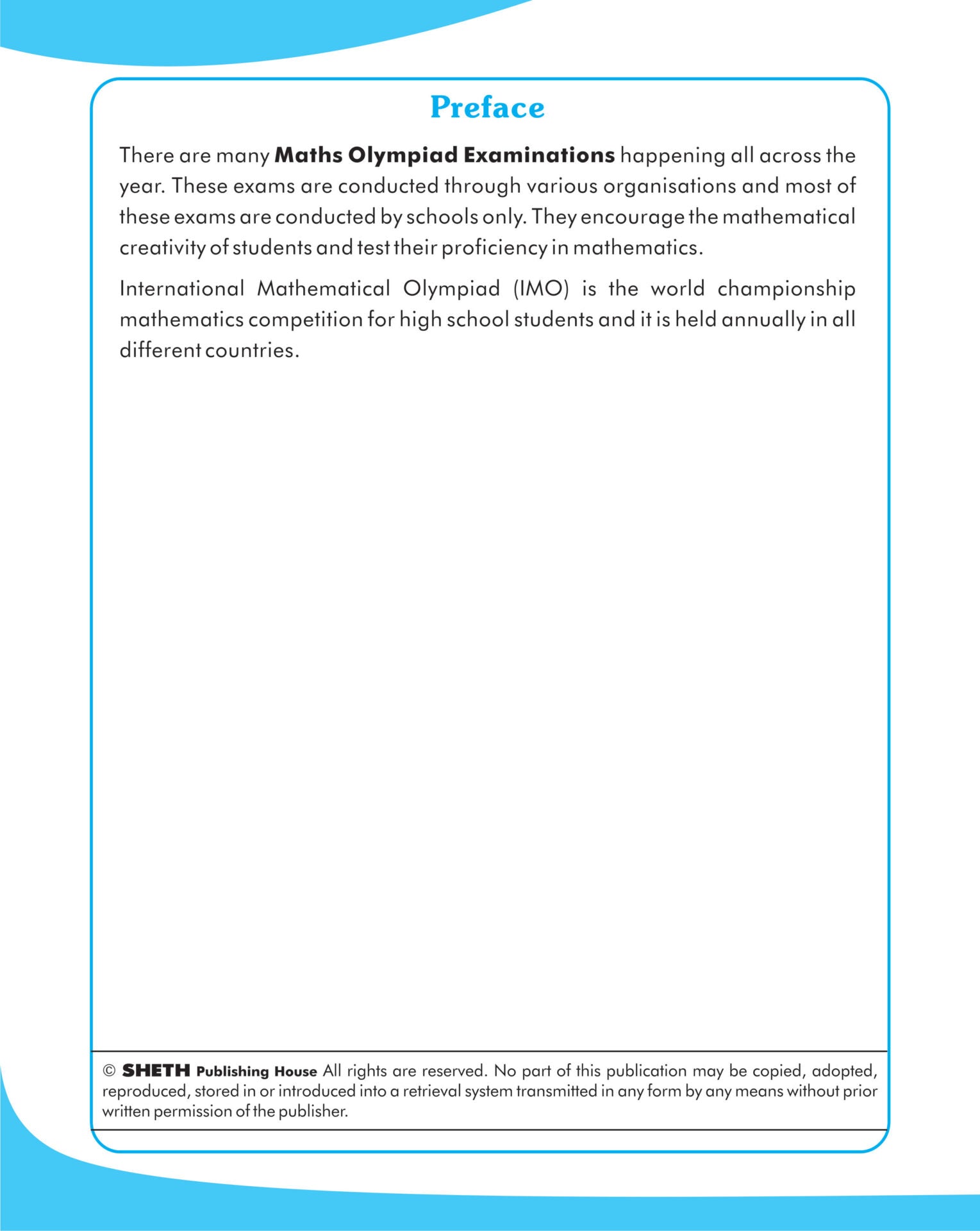 Scholars Insights Maths Olympiad Grade 3