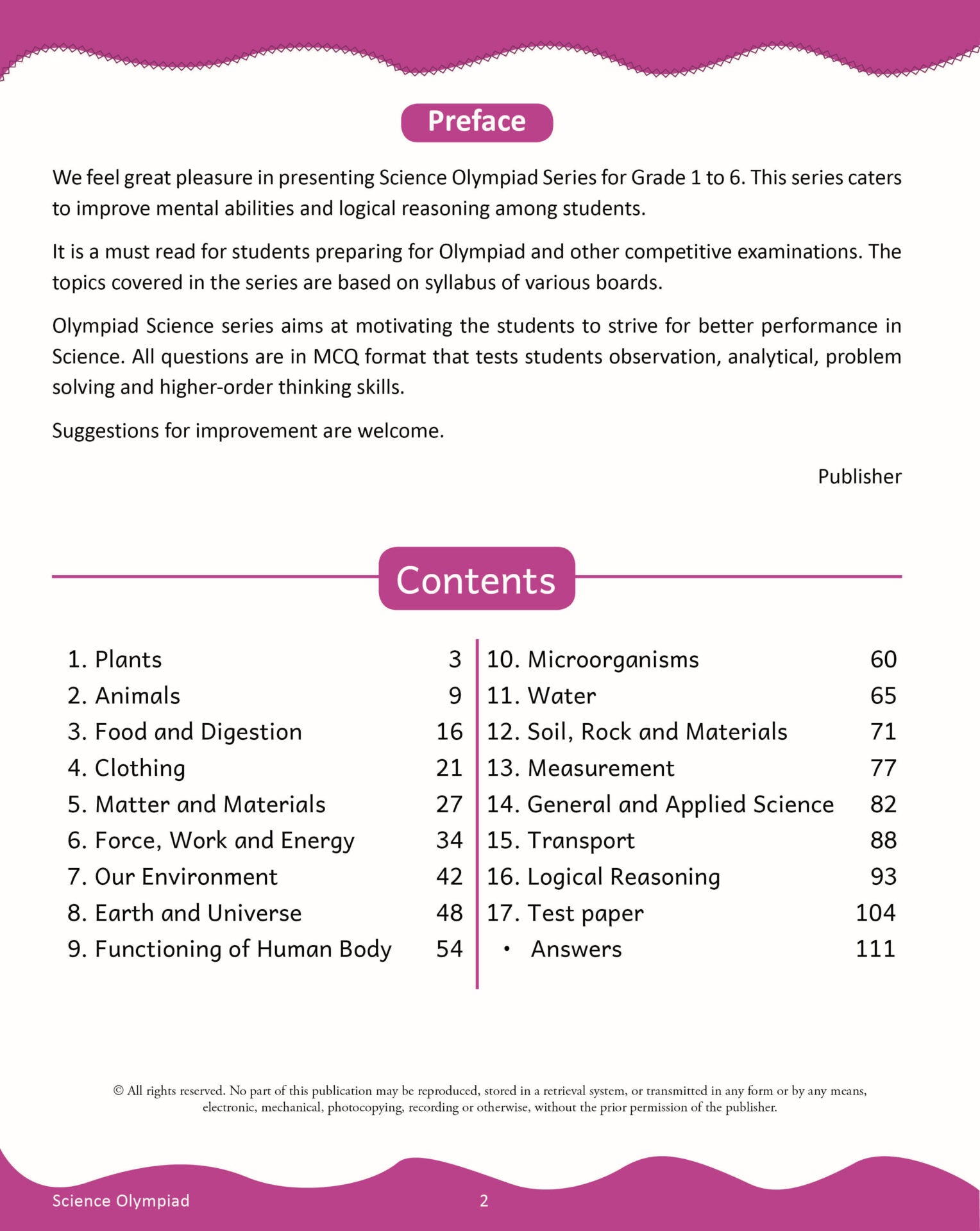 Scholars Insights Science Olympiad Grade 4