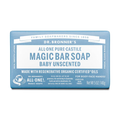Dr. Bronner's Pure Castile Soap Bar Baby Unscented Mild 5 oz