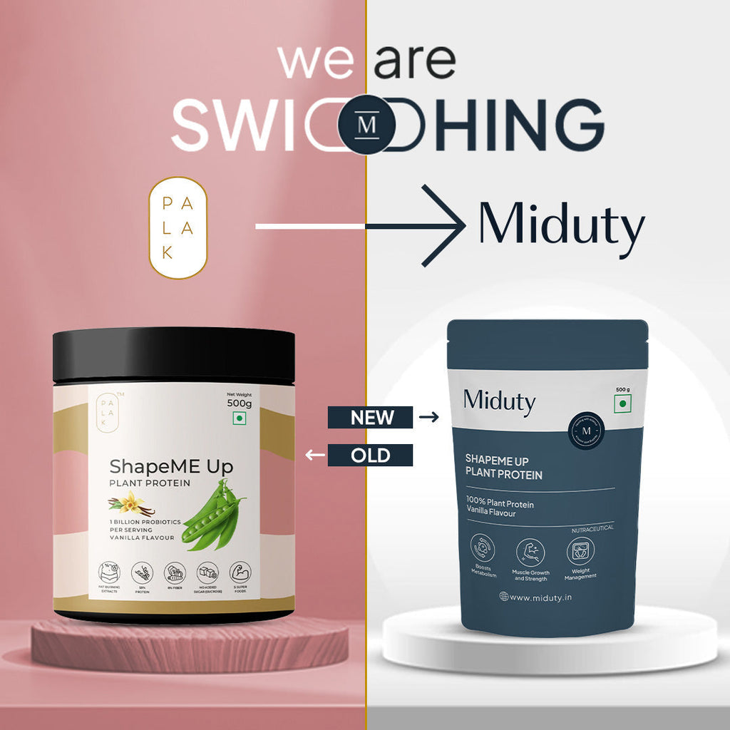 Miduty by Palak Notes Shapeme Up Plant Protein Powder