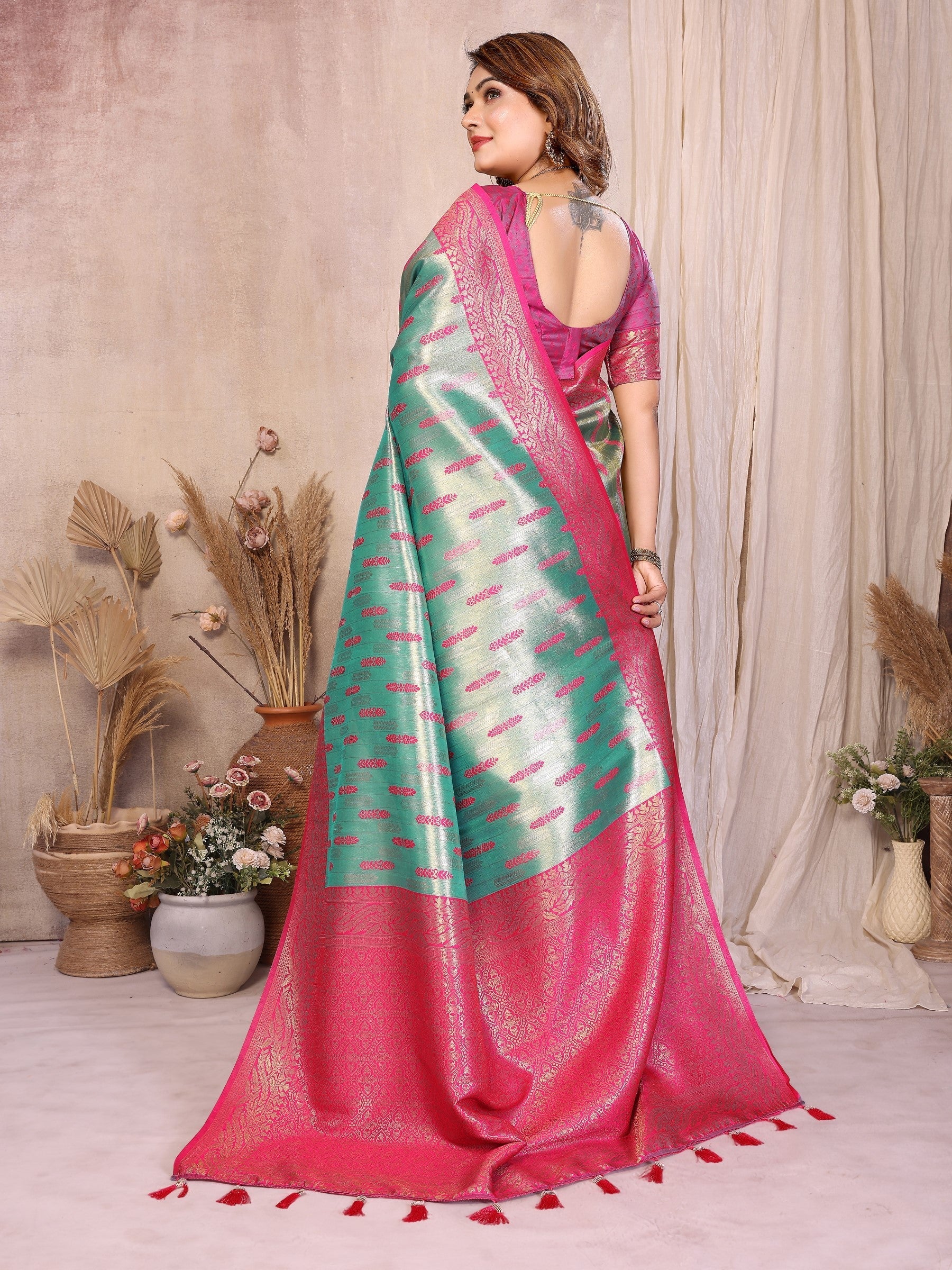 Anaita Banarasi Tissue Silk Saree