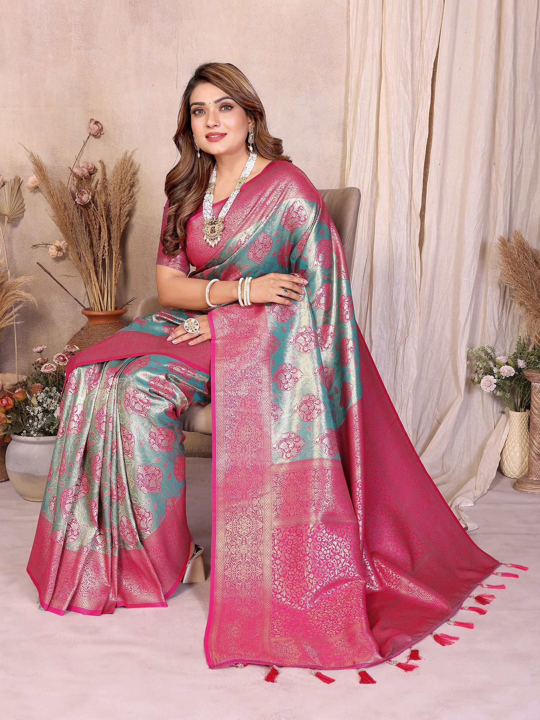 Anaita Banarasi Tissue Silk Saree