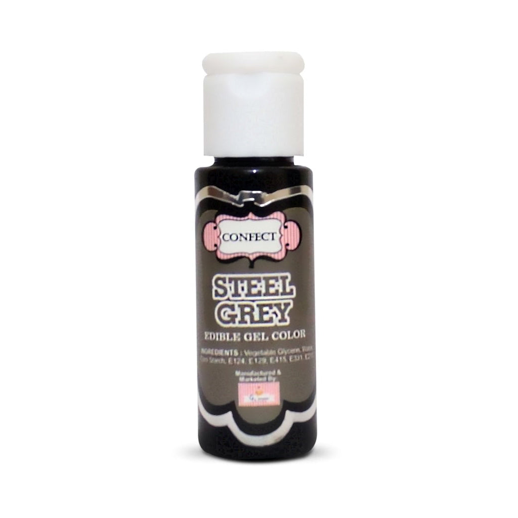 Confect Steel Grey | Edible Gel Color