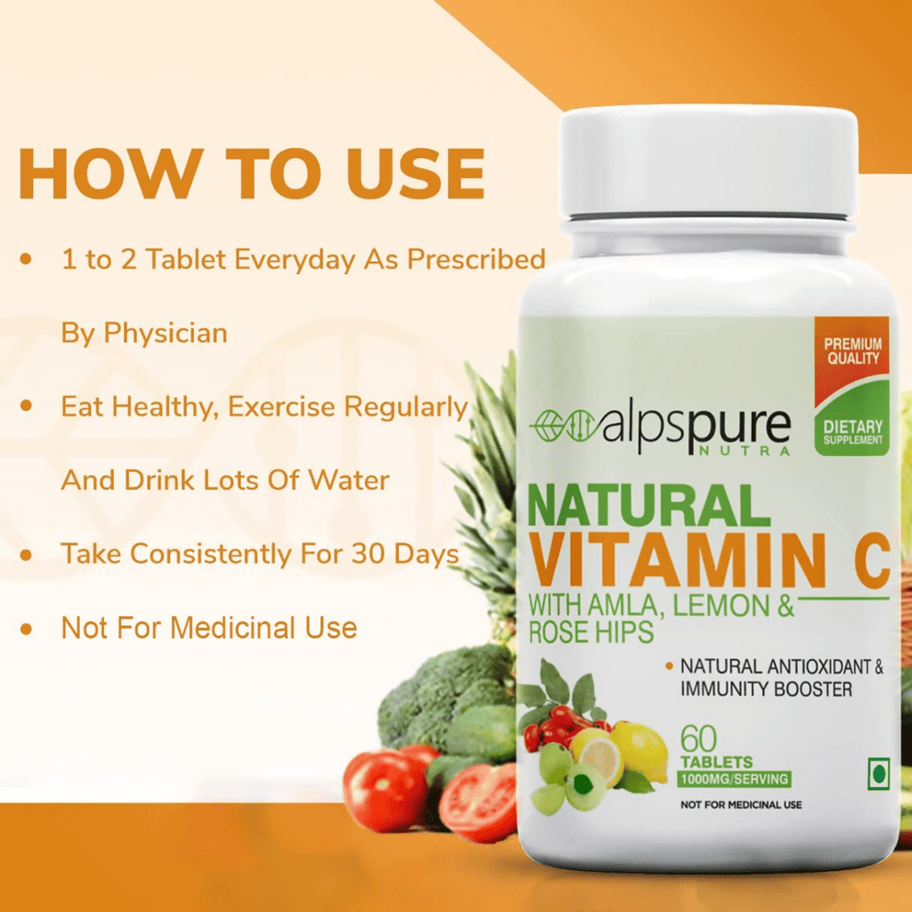 Alpspure Nutra Natural Vitamin C Tablets