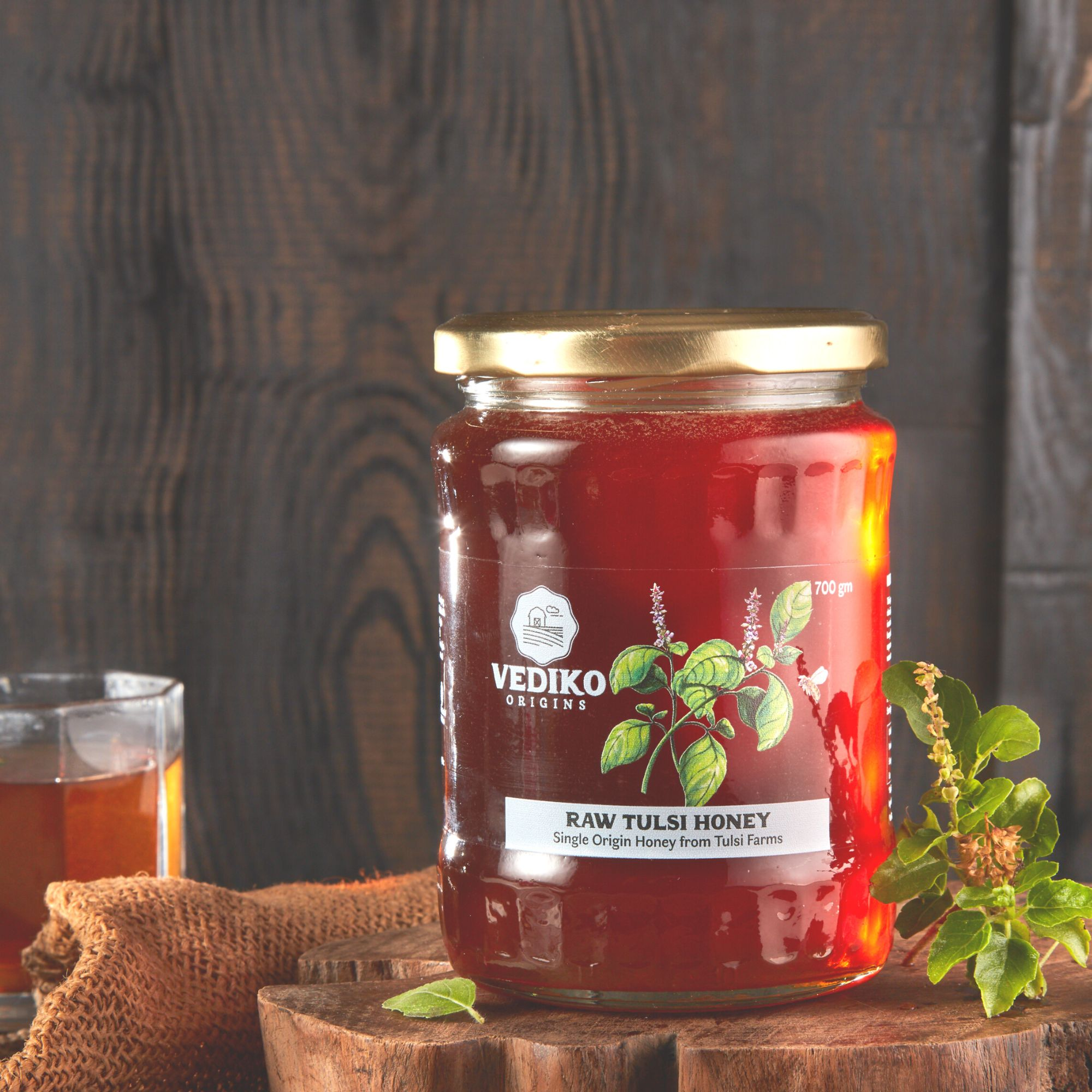 Vediko Origins Raw Tulsi Honey