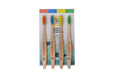 Cuddle Care Bamboo Toothbrushes for Kids (Pack of 4)