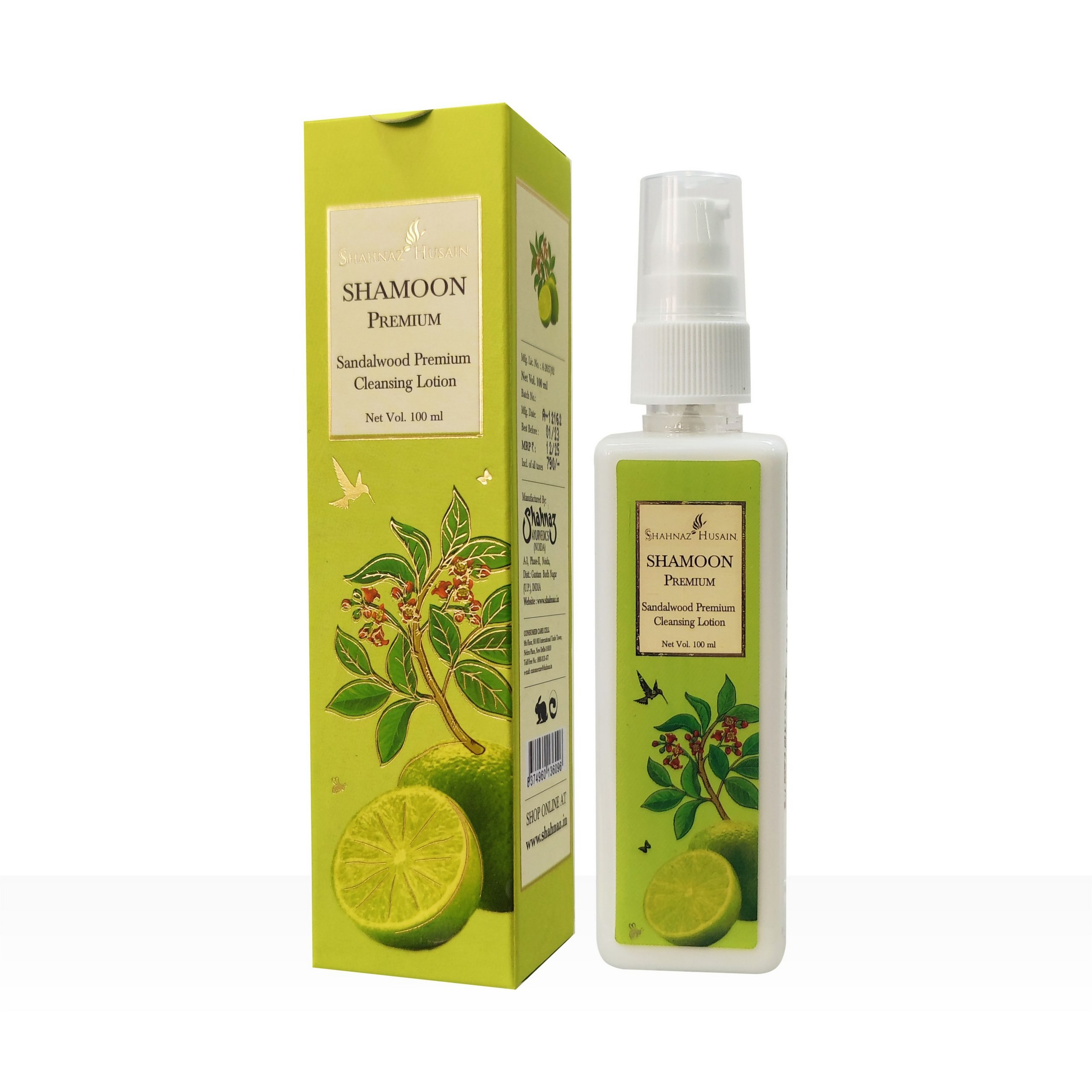 Shahnaz Husain Shamoon Premium Sandalwood Cleansing Lotion