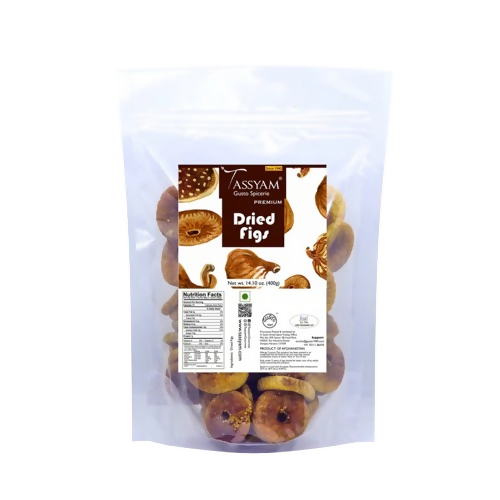 Tassyam Organics Premium Dried Figs - Pouch