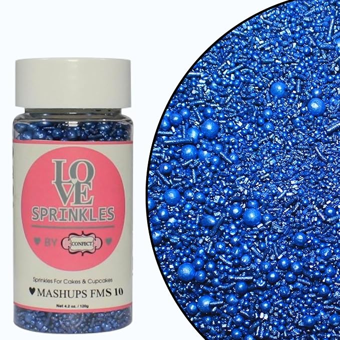 Confect Navy Blue | Sprinkles Bottle for Decoration Bottle