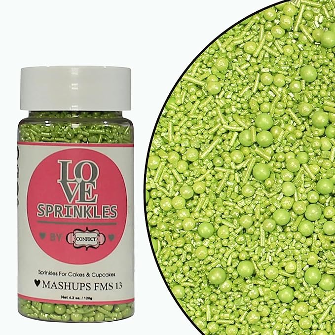 Confect Lime Green | Sprinkles Bottle for Decoration Bottle