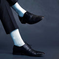 Socksoho Luxury Men Socks Crystal Blue