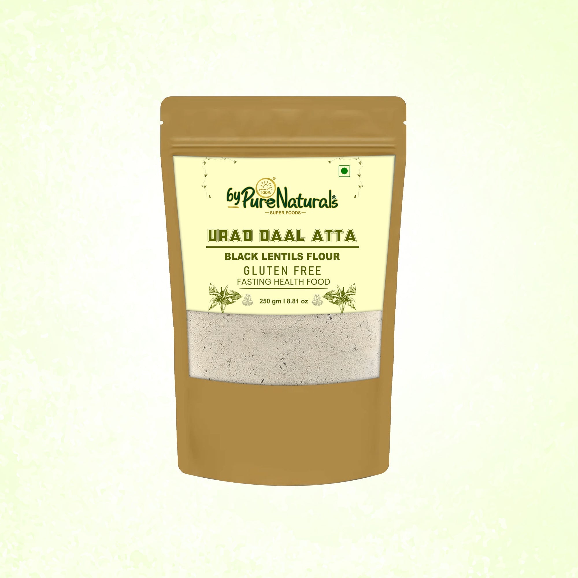 byPureNaturals Urad Daal Atta (Black Lentils Flour)