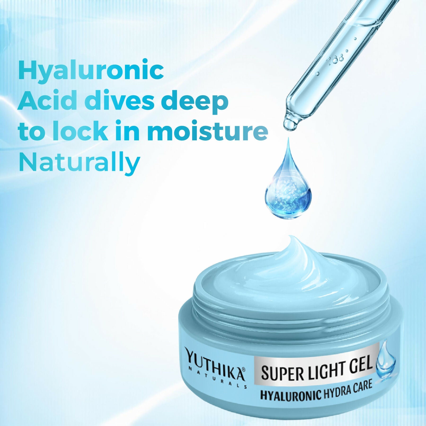 Yuthika Super Light Gel Face Moisturizer With Hyaluronic Acid