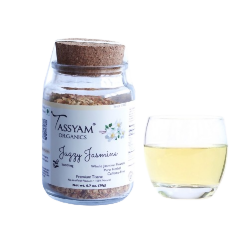 Tassyam Organics Jazzy Jasmine Herbal Tisane