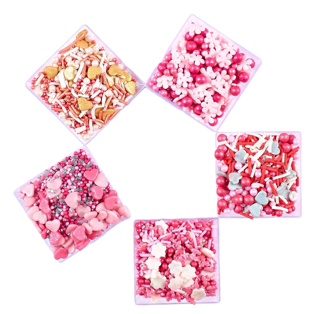 Confect Valentine Sprinkles | 11 Edible Decoration for Baking & Dessert