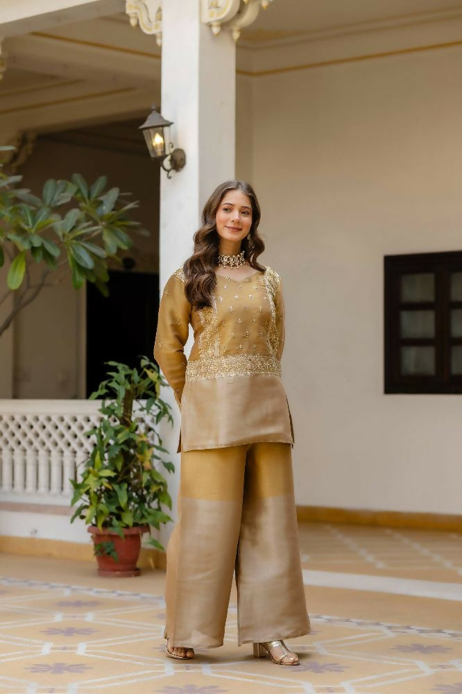 Teeya Creation Multi Color Pure Banarasi Viscose Party War Trending Salwar suit