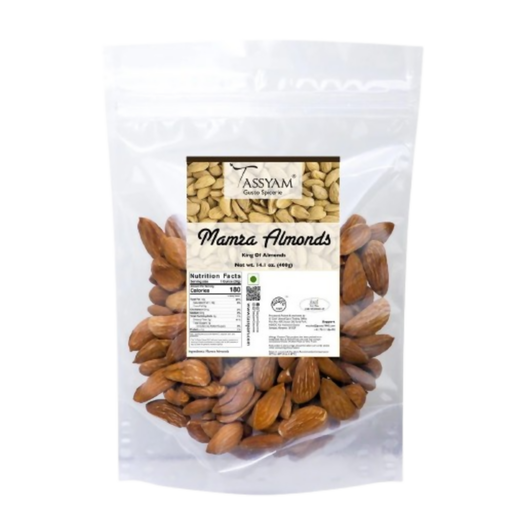 Tassyam Organics Ultra Premium Mamra Almonds - Pouch