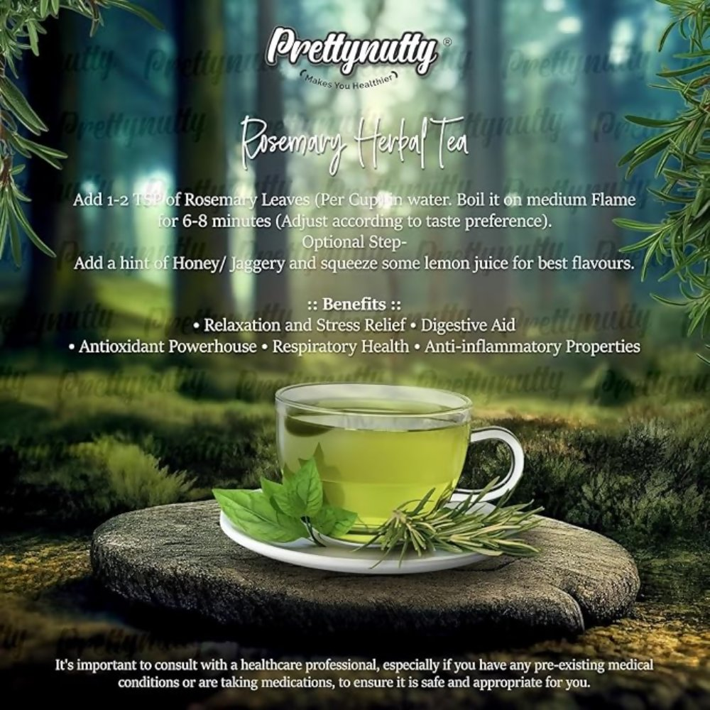 Pretty Nutty 100% Natural Rosemary Dried Leaves