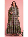 Myra Multicolour Pure Dola Silk Designer Gown Style Suit