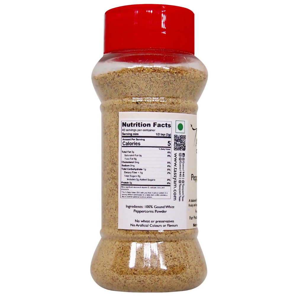 Tassyam Organics White Pepper Powder