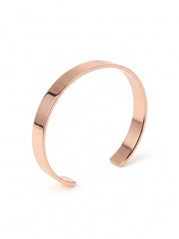 NVR Men's Rose Gold Kada Bracelet