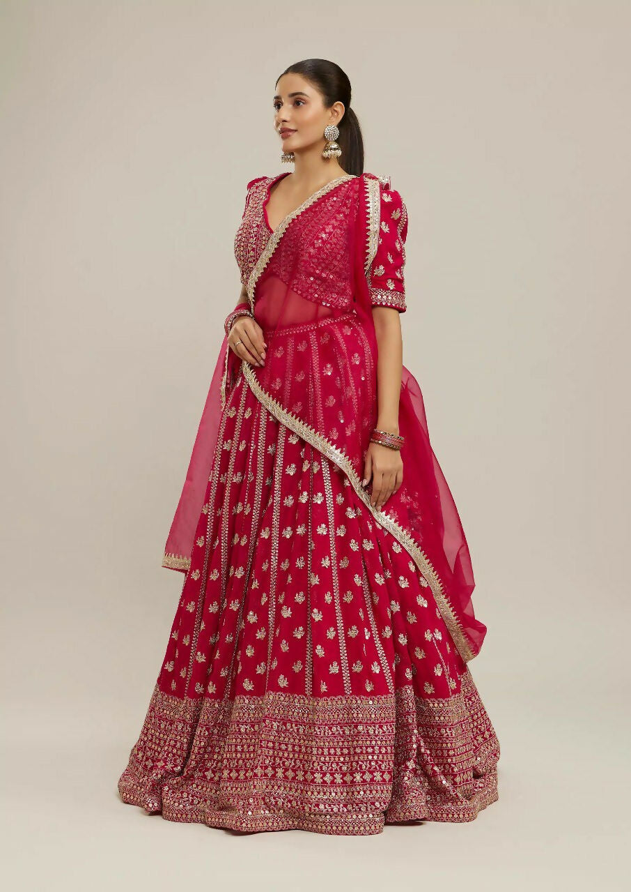 Lehenga Mart Designer Indian Wedding Lehenga Choli-Pink