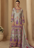 Vegaa Fashion Multicolor Printed Natural Crep Silk Anarkali Suit