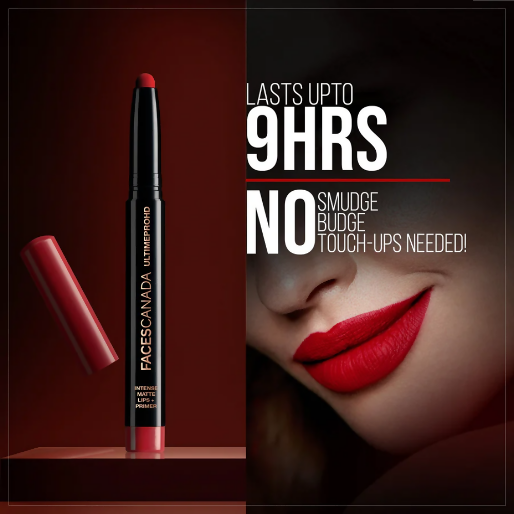 Faces Canada Ultime Pro HD Intense Matte Lips + Primer - Mulberry Magic 17
