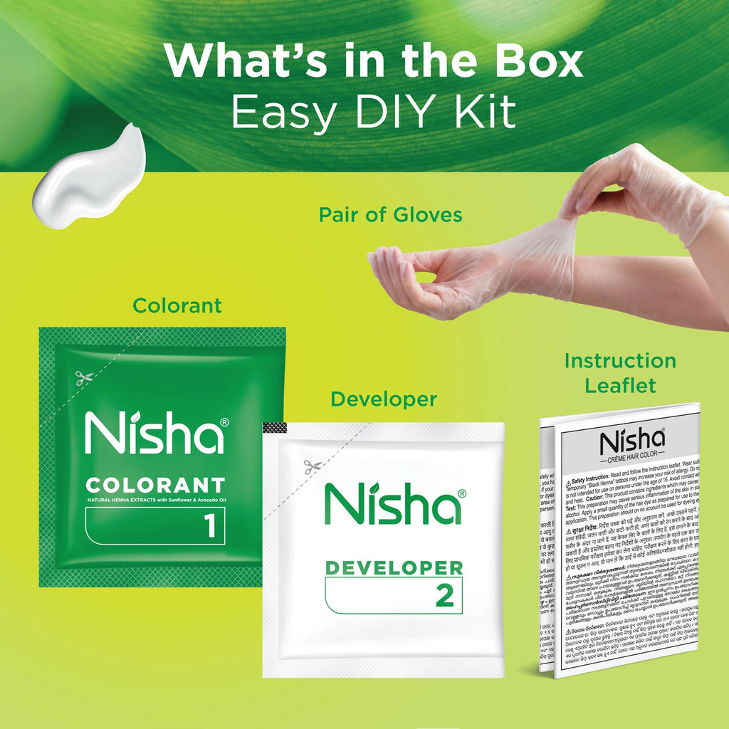 Nisha Creme Hair Color for Women - Ultra Blonde
