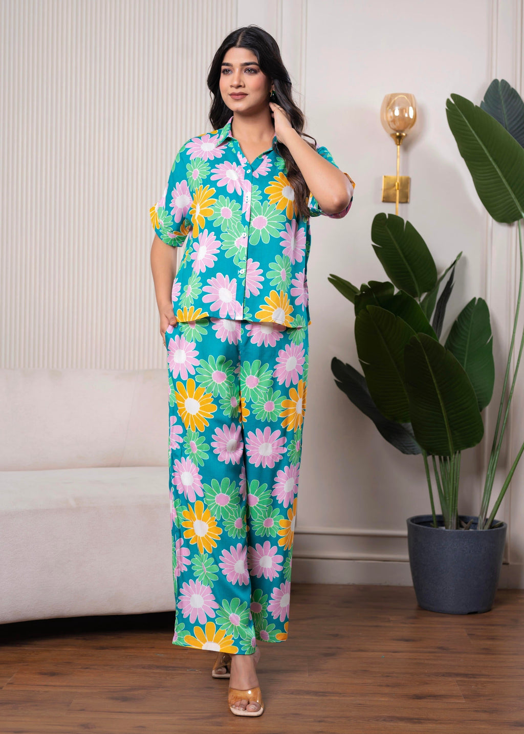 Juniper Lamora Tropical Daisy Co-Ord Set