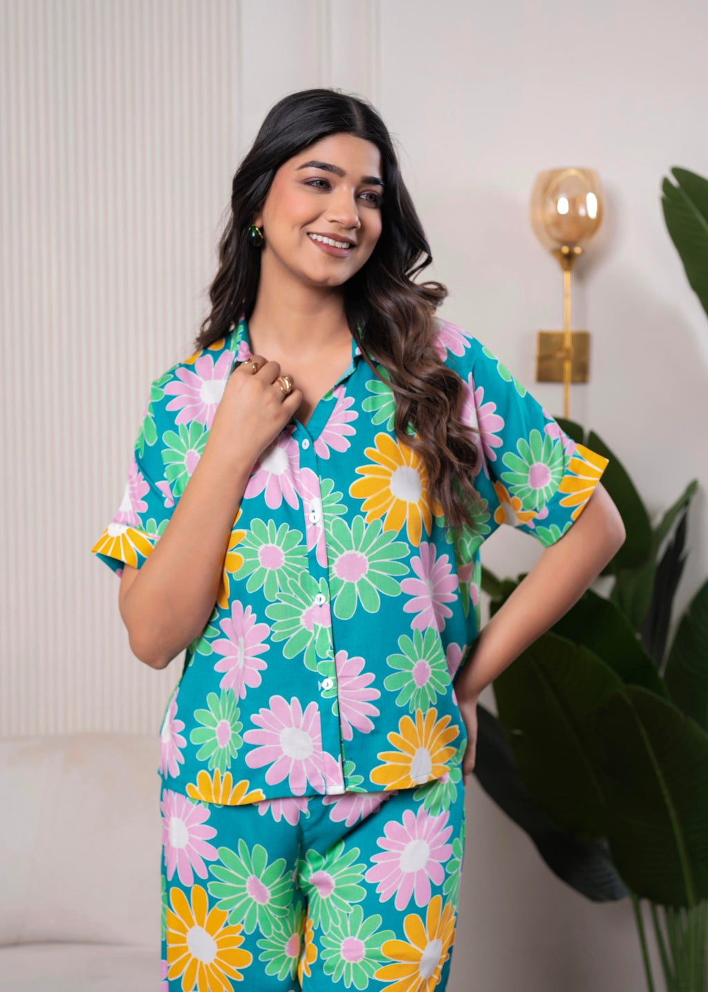 Juniper Lamora Tropical Daisy Co-Ord Set