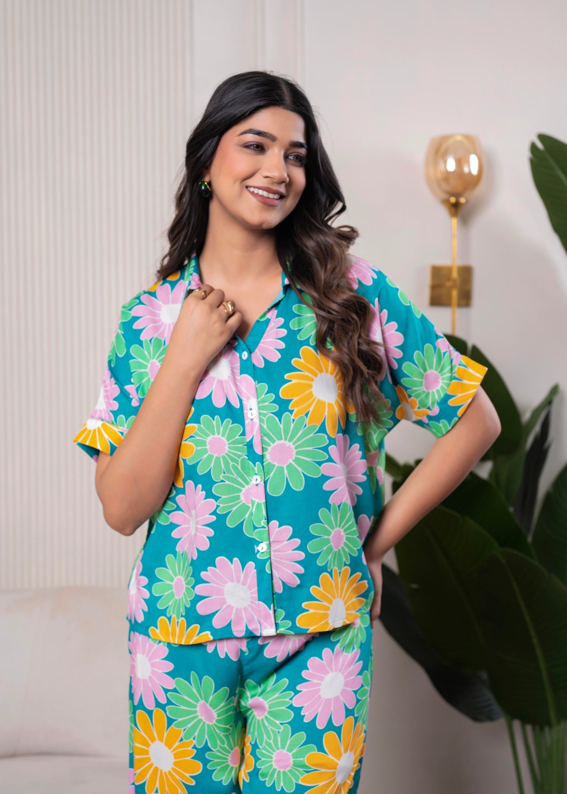 Juniper Lamora Tropical Daisy Co-Ord Set