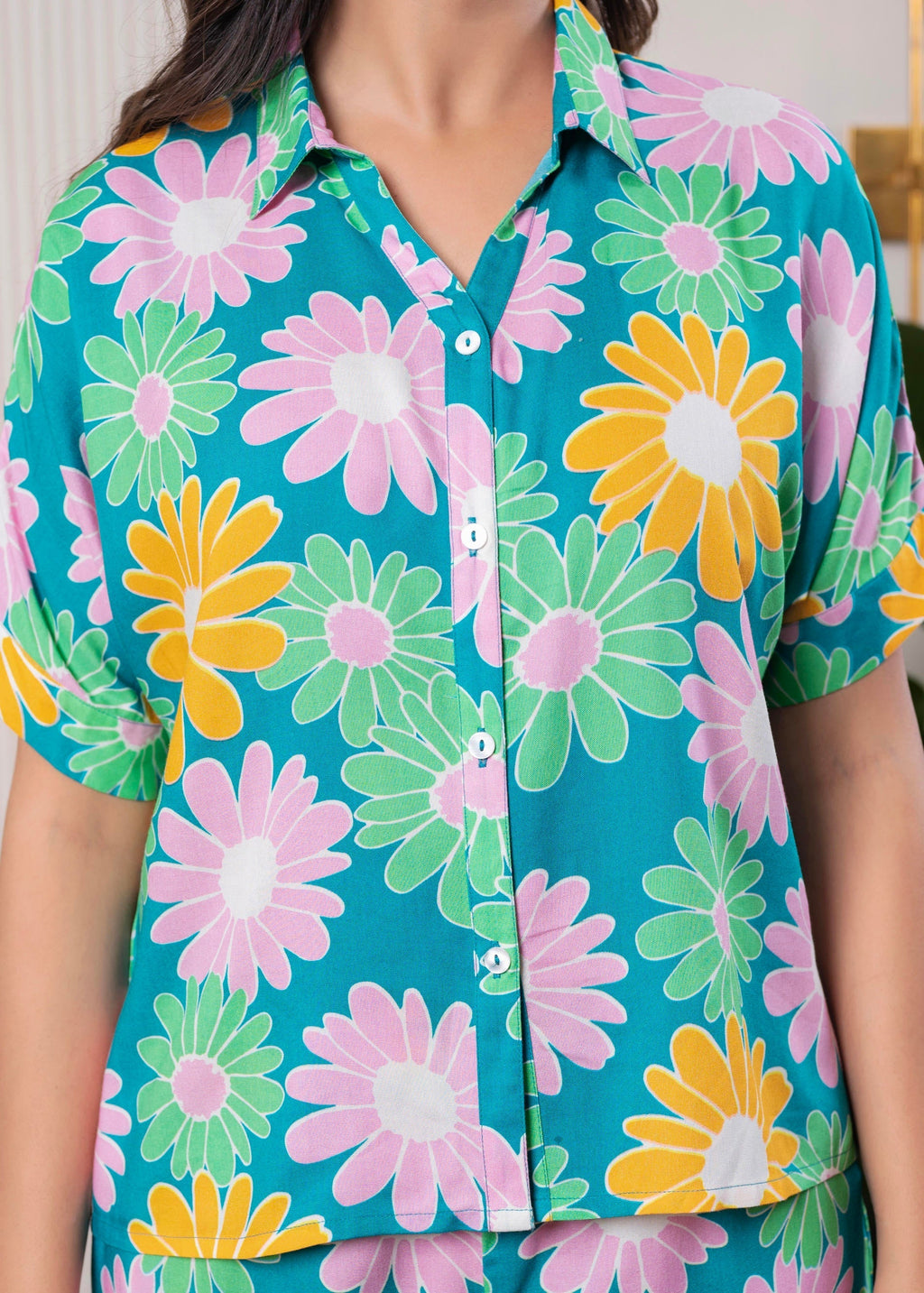 Juniper Lamora Tropical Daisy Co-Ord Set