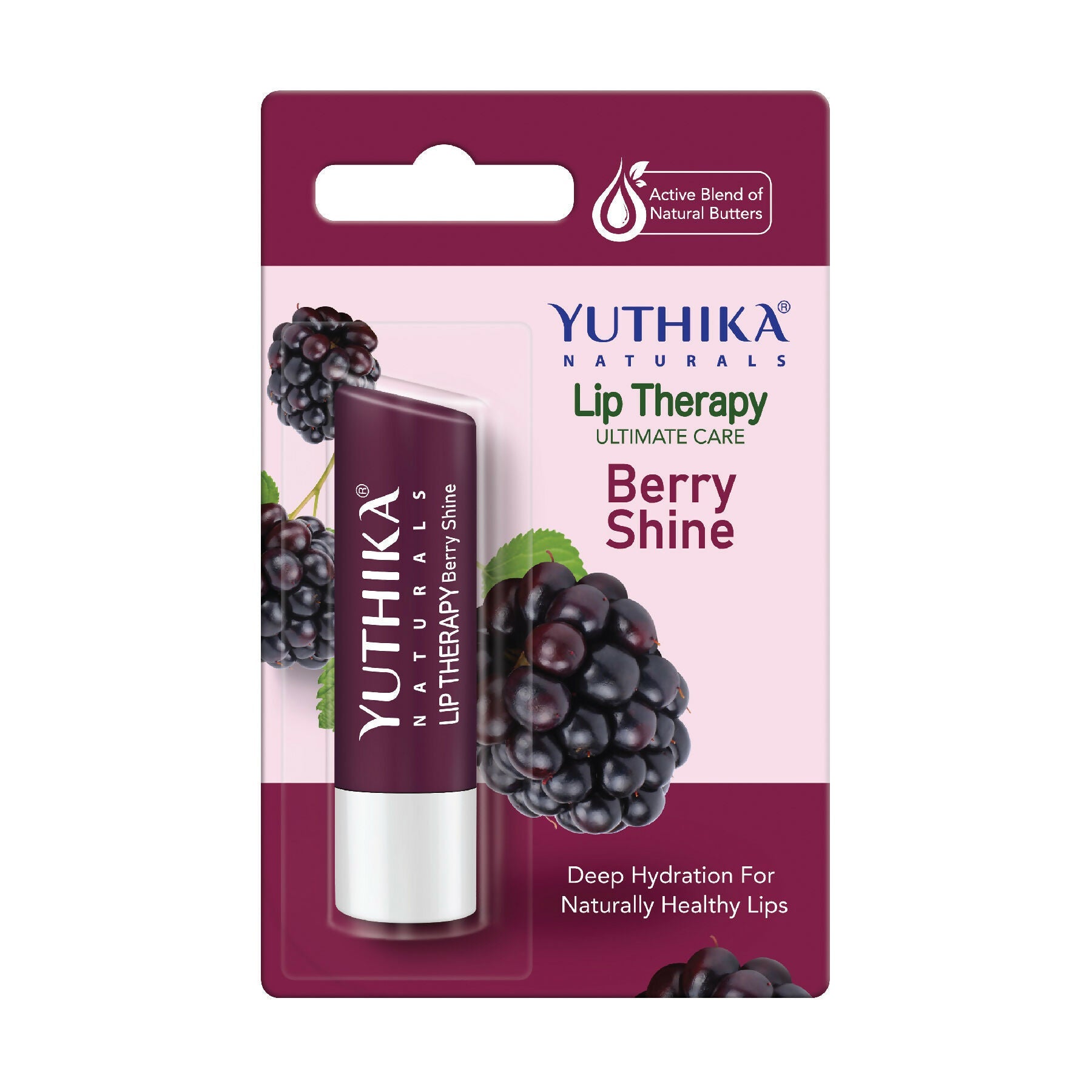 Yuthika Moisturizing Lip Balm – Berry Shine