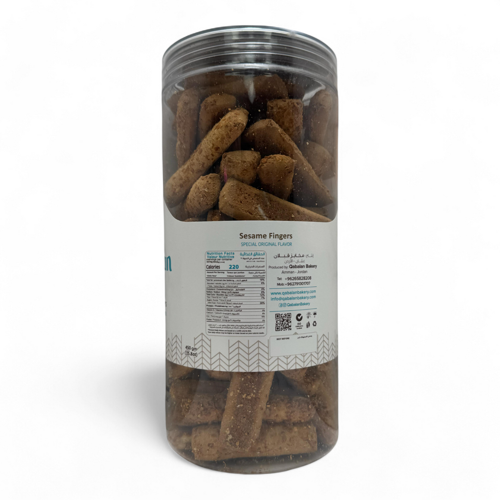 Qabalan – Sesame Fingers Sticks 450 G Crunchy Snack