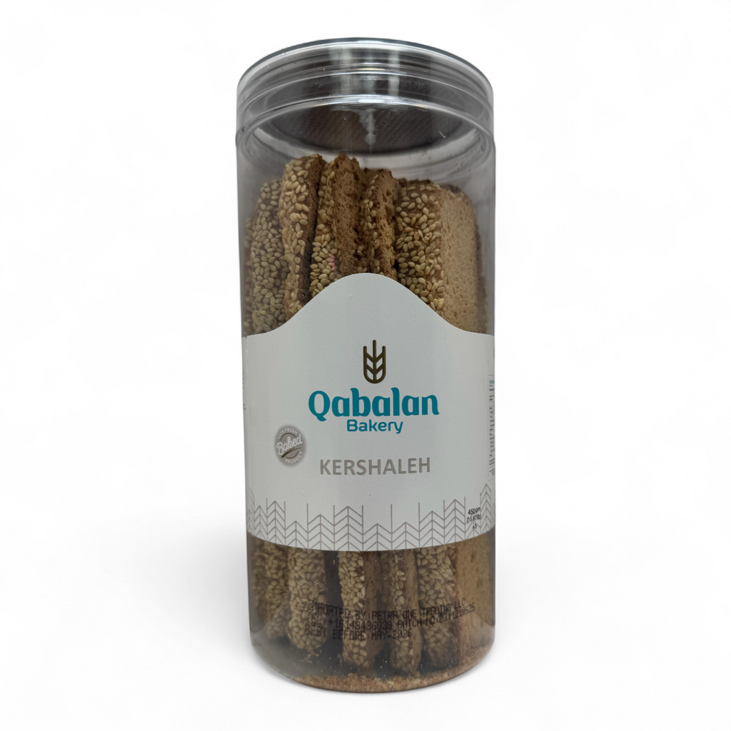 Qabalan Sesame Tea Rusk 350 G – Crunchy Nutty Snack