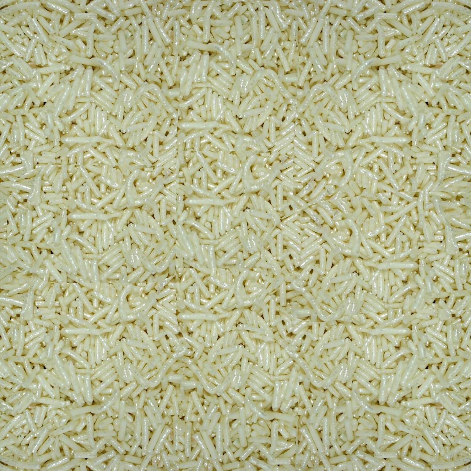 Confect White Vermicelli Sprinkles