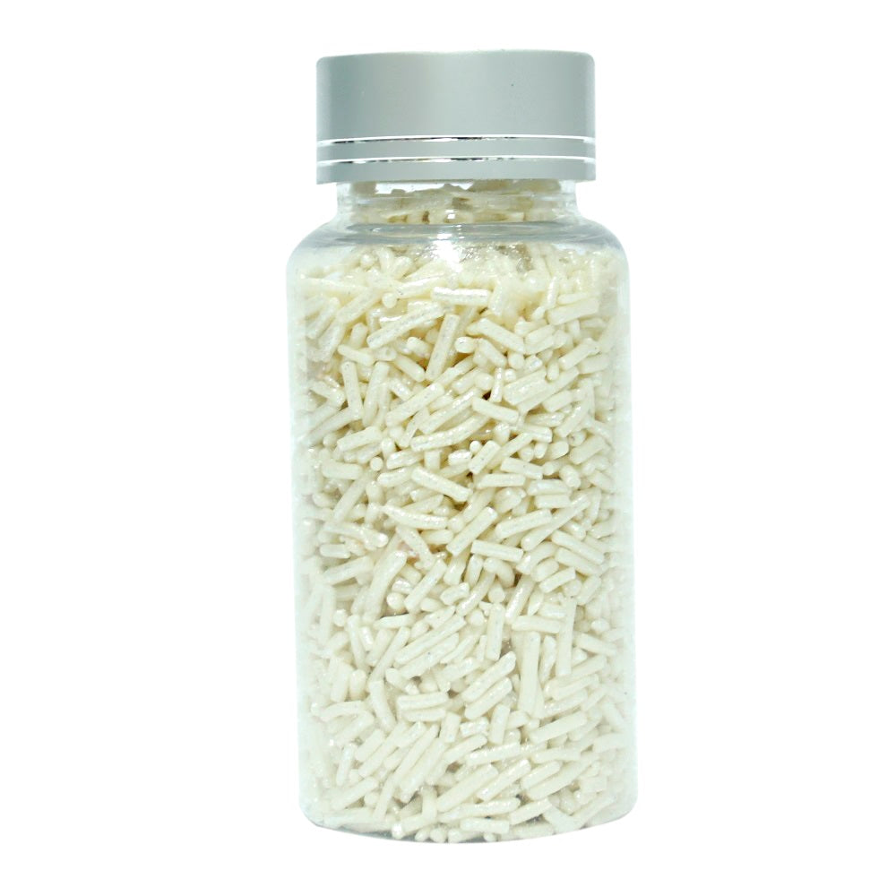 Confect White Vermicelli Sprinkles