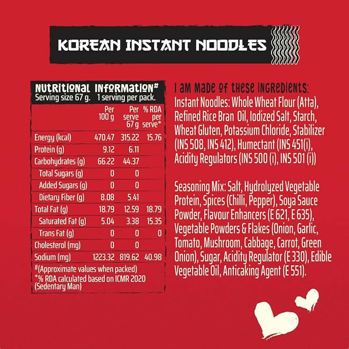 WickedGud Korean Cup Noodles Fiery 2X Spicy